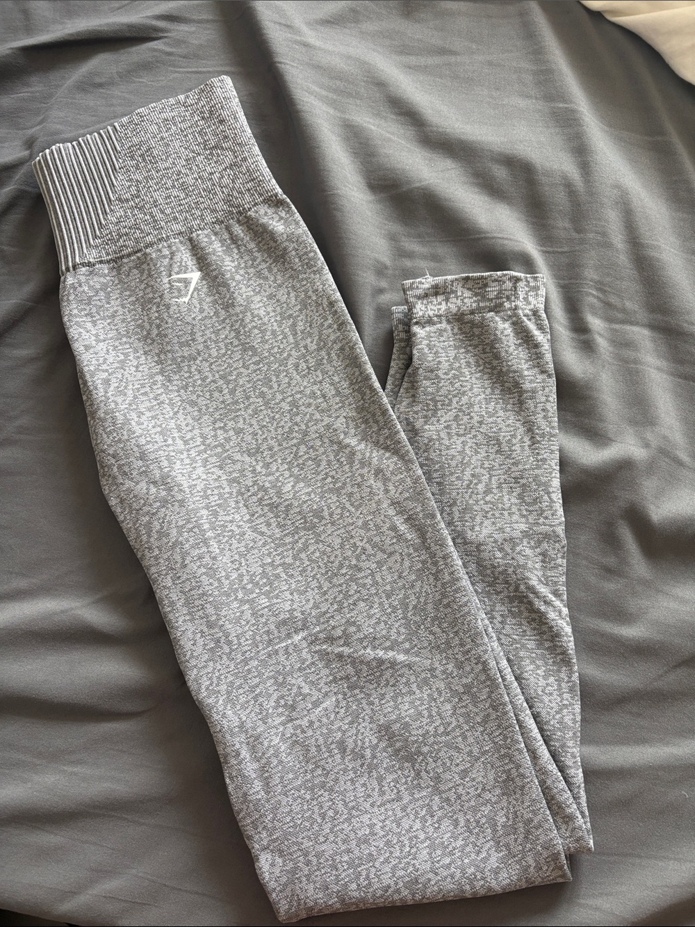 Gymshark women’s ' Grey Seamless Active Leggings - High Waist